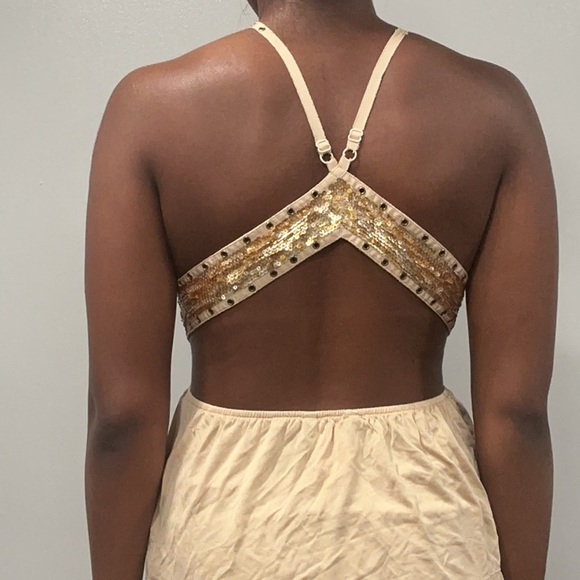 Marciano by Guess Silk & Sequins Halter Top - Picture 6 of 7